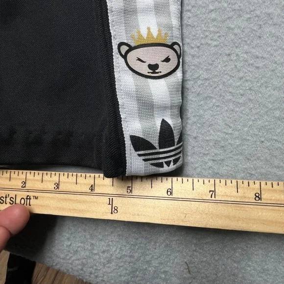 Adidas Originals Nigo Bear Track Pants Mens Small Black Red Trefoil AB1555 07/15 - Picture 8 of 11